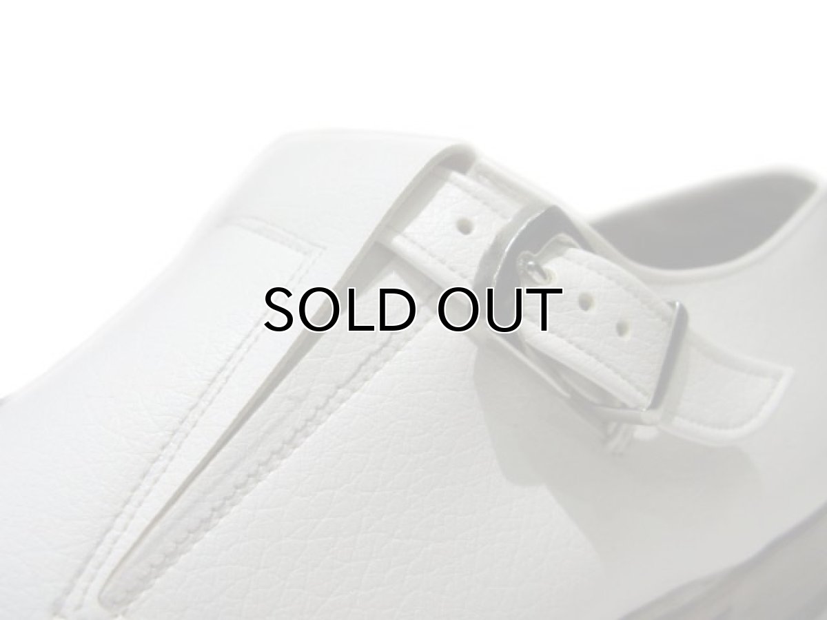 画像5: Johnston & Murphy "Aristocraft" Square Toe Leather Strap Shoes WHITE size 81/2 B  (5)