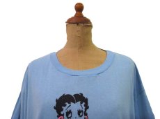 画像3: 1980's SUN "Betty Boop" Print T-Shirts　SAX BLUE　size XL (表記 XL) (3)