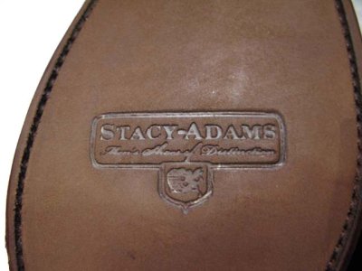 画像2: STACY ADAMS "MADISON LOW" Leather Shoes　matte BLACK - Brown Stitch -　size 7 1/2, 8