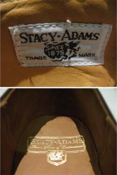 画像4: STACY ADAMS "MADISON LOW" Leather Shoes　matte BLACK - Brown Stitch -　size 7 1/2, 8 (4)