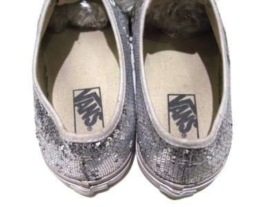 画像2: 1990's~ Vans "Authentic" Spangles Sneaker　color : Silver　size : 8