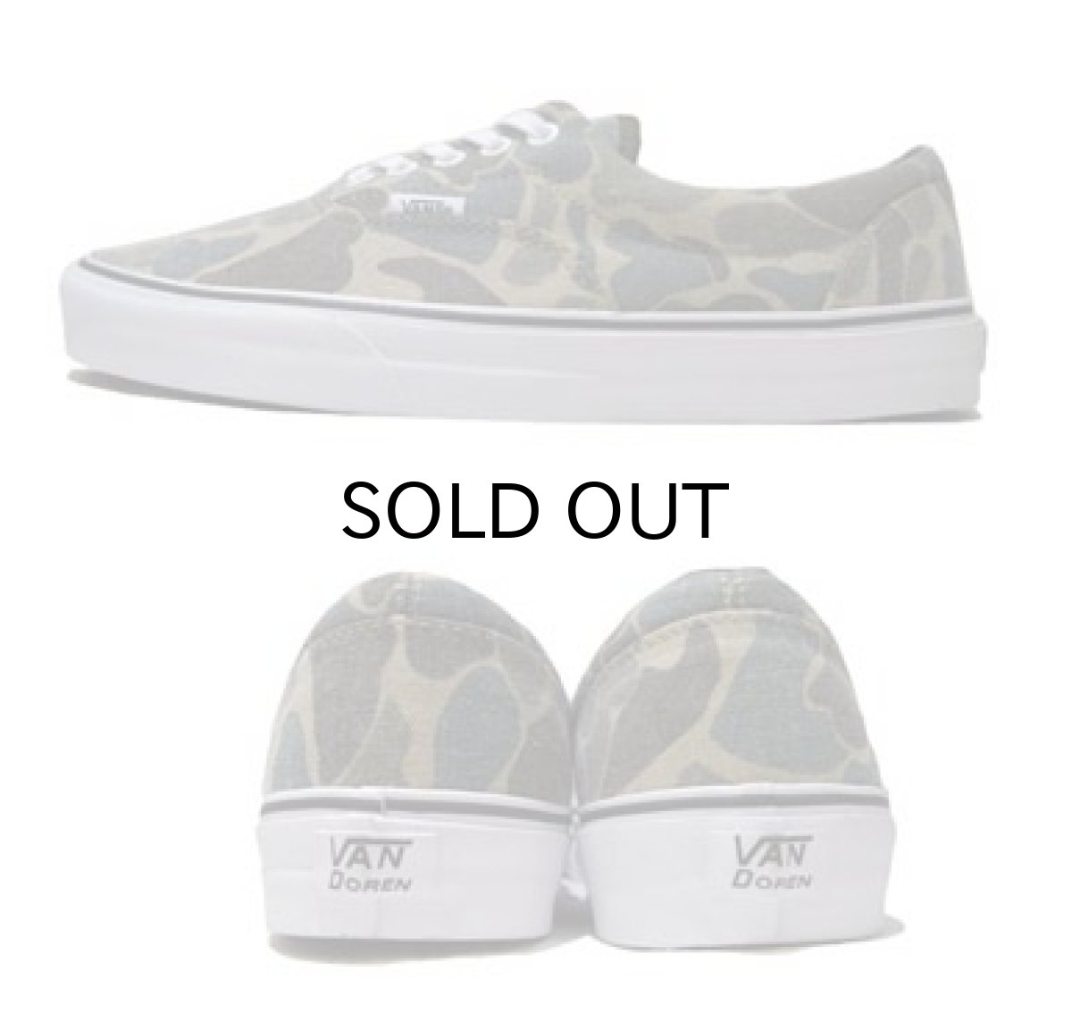 画像2: NEW VANS "VAN DOREN" ERA Canvas Sneaker Duck Hunter CAMO size US 8.5  (2)