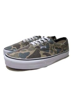 画像1: NEW VANS "VAN DOREN" ERA Canvas Sneaker　Duck Hunter CAMO　size US 8.5  (1)