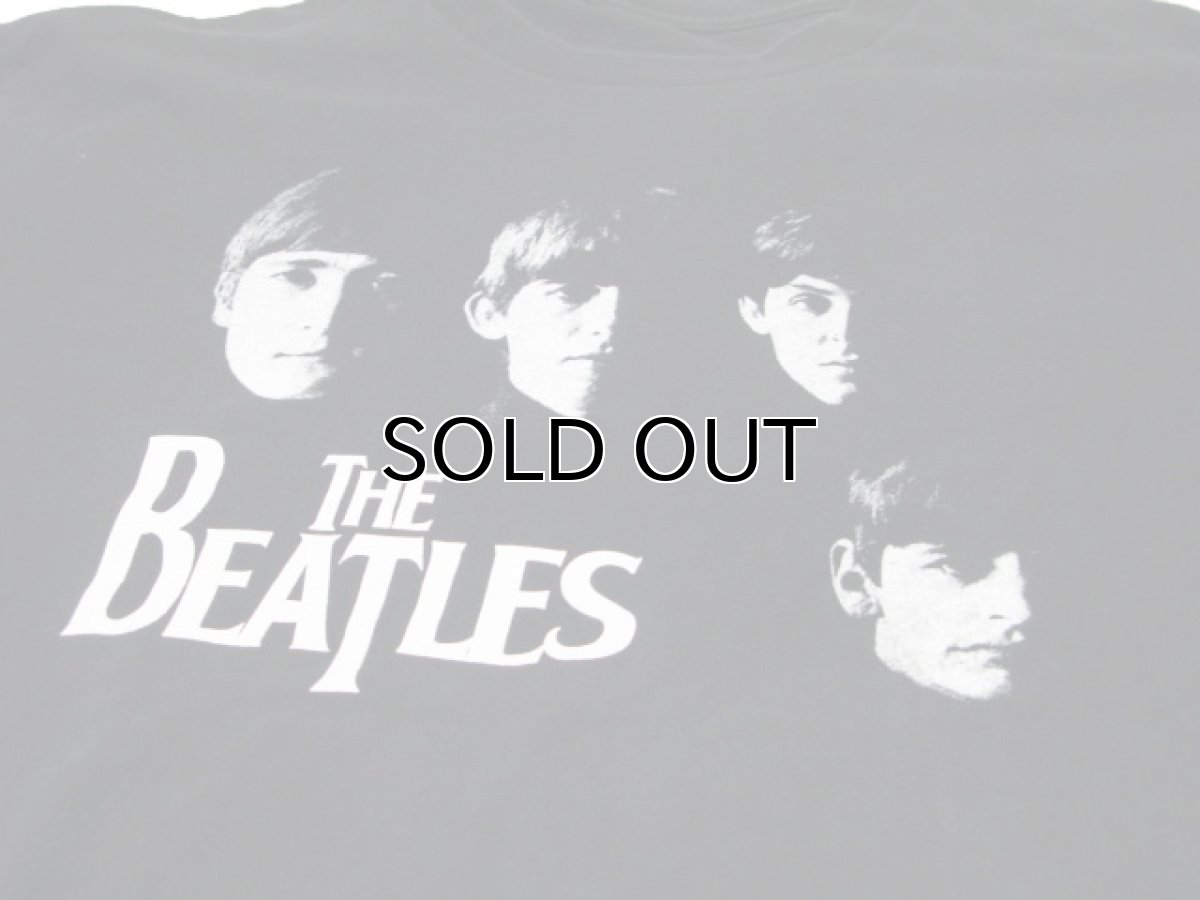 画像3: "THE BEATLES" Crew Neck Print T-Shirts　BLACK　size L (表記 なし) (3)