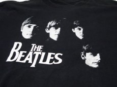 画像3: "THE BEATLES" Crew Neck Print T-Shirts　BLACK　size L (表記 なし) (3)