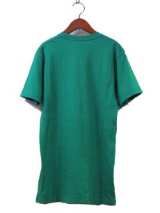画像2: 1990's "Startee" Tuxedo Print T-Shirts　GREEN　size S (表記 S) (2)