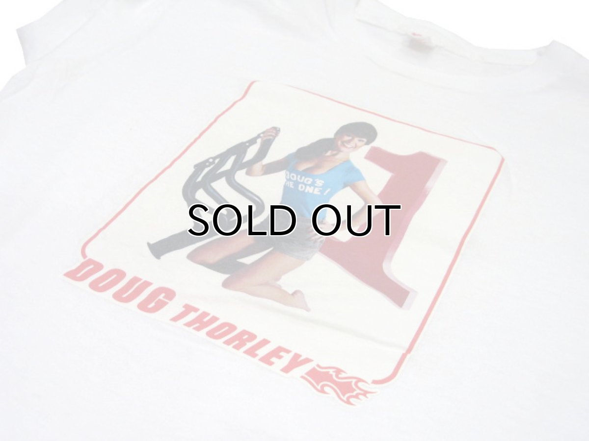 画像4: 1970's-80's "Hanes" Crew Neck Print Shirts WHITE size M (表記 L42-44) (4)