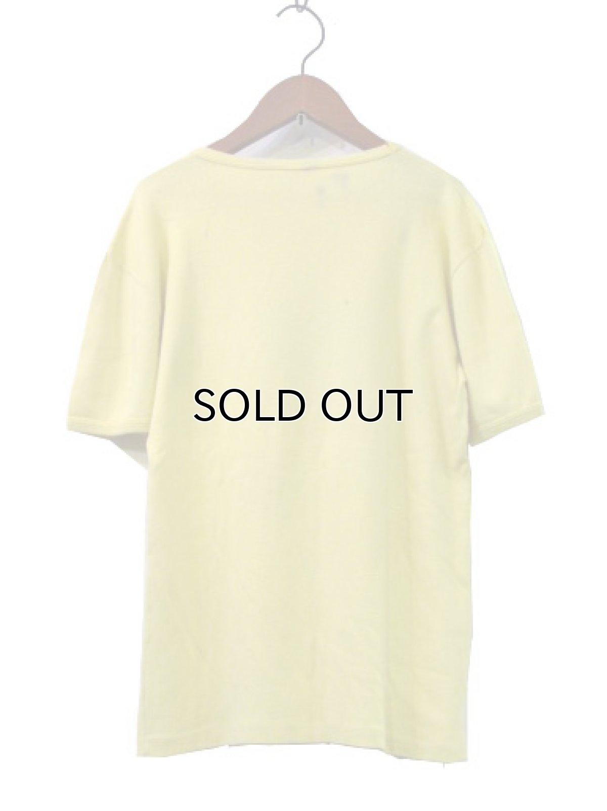 画像2: 1970's~ OLD Europe "MARMANDE" Print T-Shirts YELLOW size S (表記 2-3) (2)