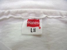 画像3: 1970's-80's "Hanes" Crew Neck Print Shirts　WHITE　size M (表記 L42-44) (3)