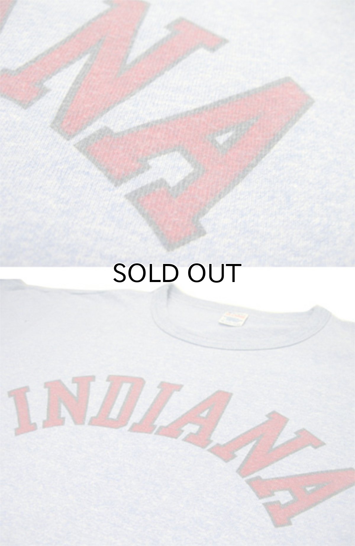 画像5: 1980's Champion 88/12 "INDIANA" Print T-Shirts Heather BLUE size XL~ (表記 XXL) (5)