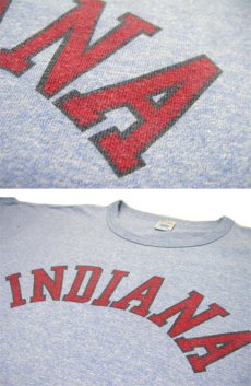 画像5: 1980's Champion 88/12 "INDIANA" Print T-Shirts　Heather BLUE　size XL~ (表記 XXL) (5)