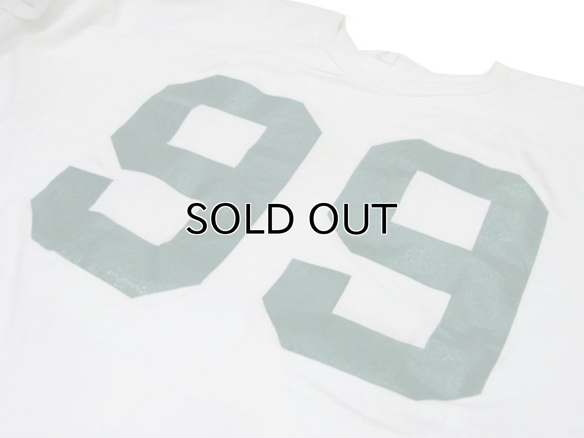 画像4: 1970's "Southern Athletic" 99 Football Shirts　WHITE　size M (表記 L) (4)