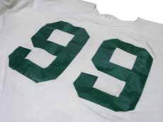 画像4: 1970's "Southern Athletic" 99 Football Shirts　WHITE　size M (表記 L) (4)