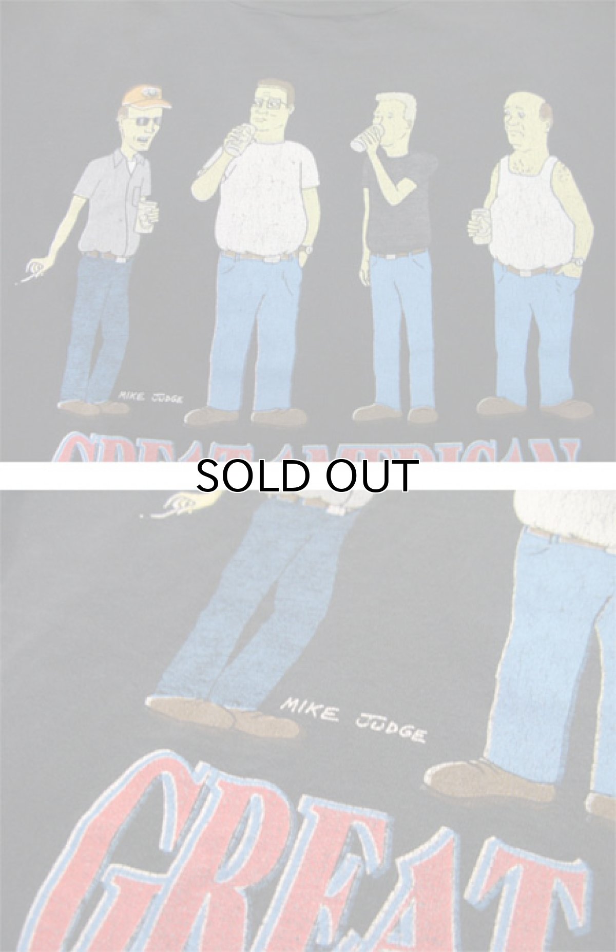 画像5: 1990's "King of the Hell" Print T-Shirts BLACK size L-XL (表記 L) (5)