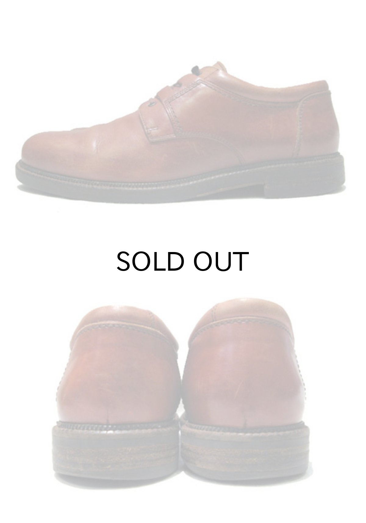 画像2: JOHNSTON & MURPHY "Passport" Leather Shoes made in Italy BROWN size 9.5 (27.5 cm) (2)