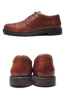 画像2: JOHNSTON & MURPHY "Passport" Leather Shoes　made in Italy　BROWN　size 9.5 (27.5 cm) (2)