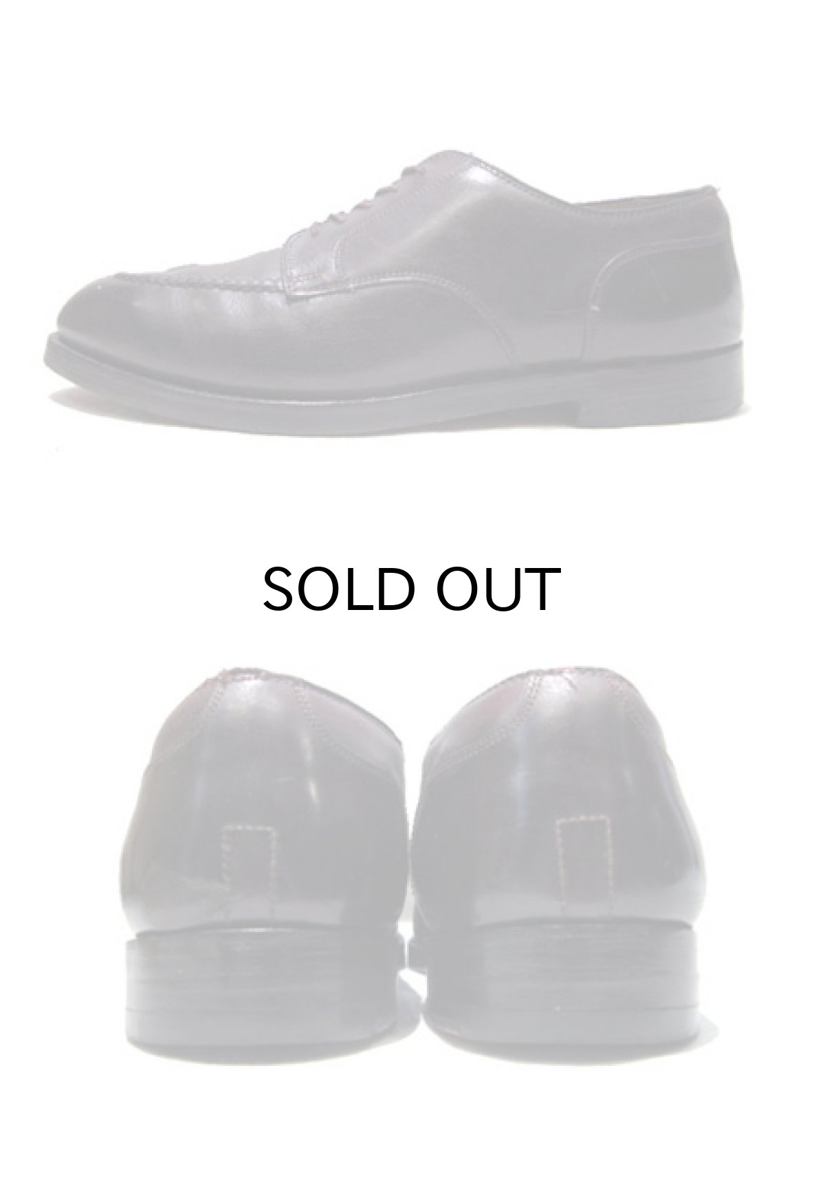 画像3: ALDEN "Norwegian Front Blucher" Leather Shoes Dark BURGUNDY size 9.5 D (27.5 cm) (3)