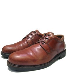 画像1: JOHNSTON & MURPHY "Passport" Leather Shoes　made in Italy　BROWN　size 9.5 (27.5 cm) (1)