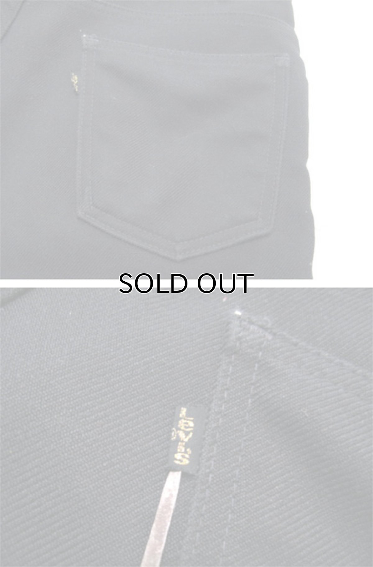 画像4: 1980's Levi's 517 STA-PREST  color : BLACK size w 30 inch  (表記 29x34) (4)