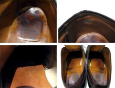 画像4: ALDEN "Norwegian Front Blucher" Leather Shoes　Dark BURGUNDY　size 9.5 D (27.5 cm) (4)
