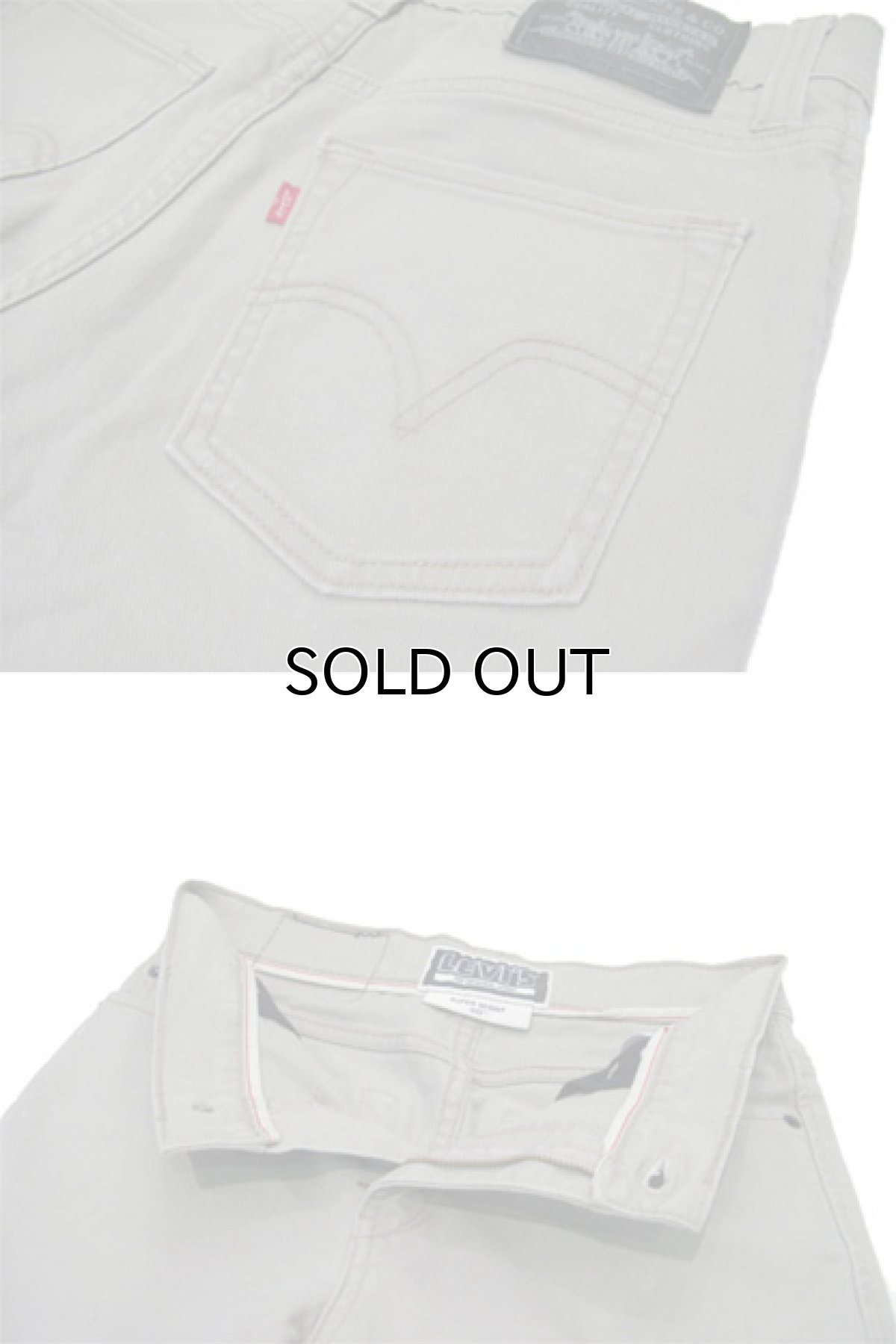 画像4: Levi's 510 Super Skinny Denim Pants　SAND BEIGE　size 30 inch (表記 w29 L30) (4)