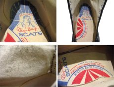 画像5: 1960-70's "SCATS " Canvas Basketball Shoes　BLACK　size 9 1/2 (27.5 cm) (5)