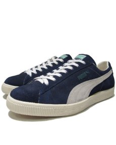 画像1: 1980's PUMA "CLYDE" Suede Sneaker　DEADSTOCK　NAVY　size 9 1/2 (27.5 cm) (1)