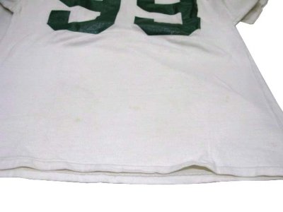 画像1: 1970's "Southern Athletic" 99 Football Shirts　WHITE　size M (表記 L)