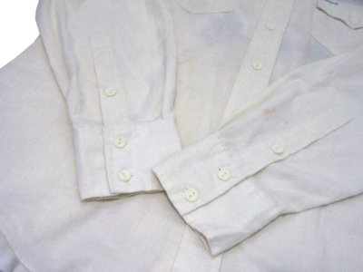 画像3: 1970's "Kennington" L/S Embroidery Shirts　NATURAL　size M-L (表記 L 16 1/2)