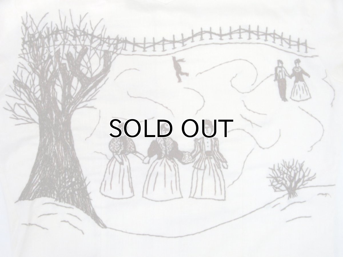 画像5: 1970's "Kennington" L/S Embroidery Shirts　NATURAL　size M-L (表記 L 16 1/2) (5)