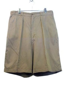 画像1: 1950's US Military Cotton Khaki Chino Shorts　Khaki　size 36 inch (表記 36 Long) (1)