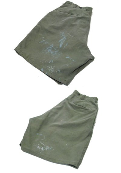 画像2: 1940's U.S. Military M-43 13star Button Shorts　OLIVE　size 30 inch (表記 不明)