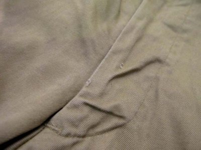画像2: 1950's US Military Cotton Khaki Chino Shorts　Khaki　size 36 inch (表記 36 Long)