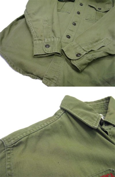 画像2: 1960's "BOY SCOUT" All Cotton L/S Shirts　OLIVE　size S  (表記 不明)