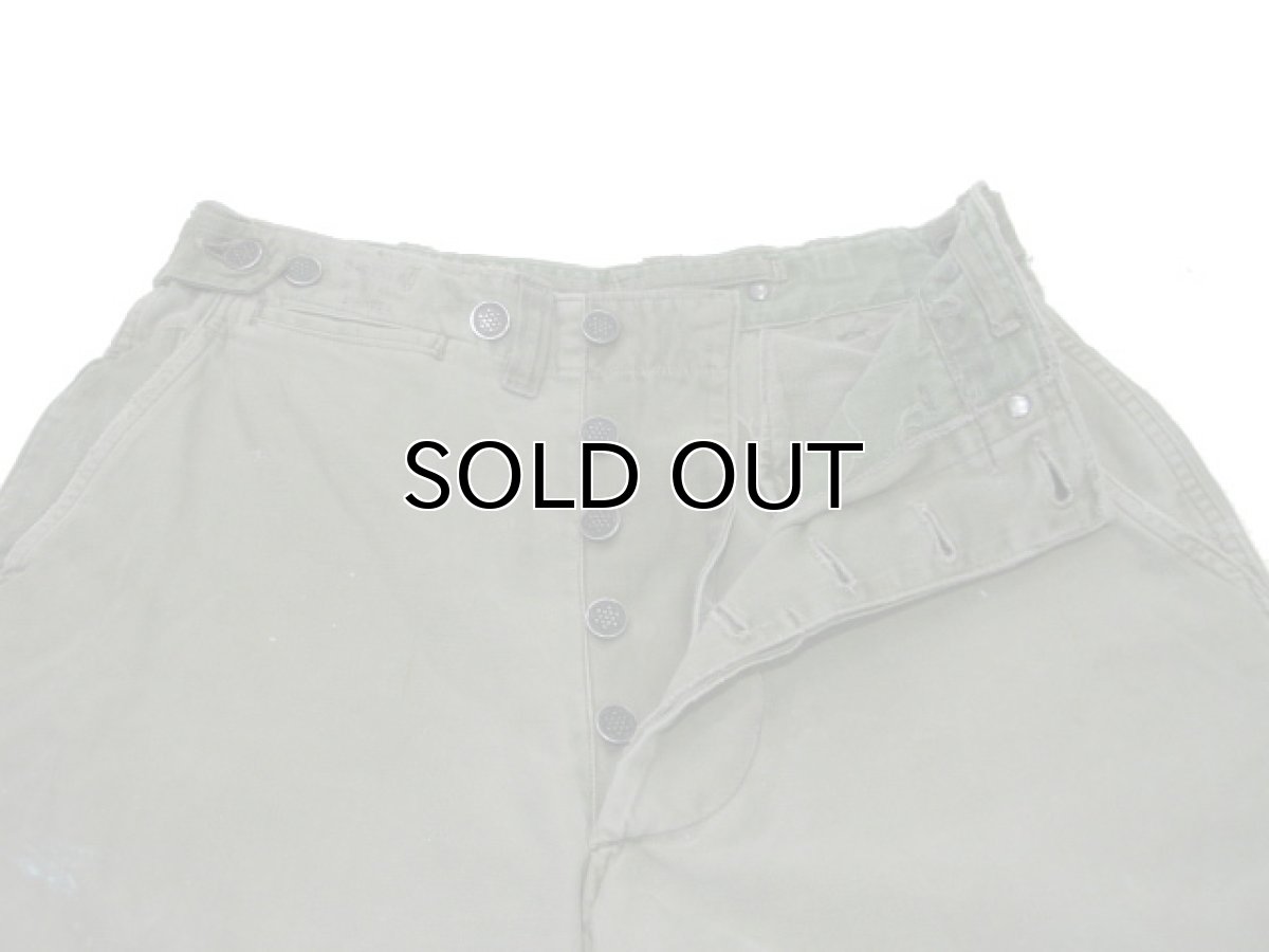 画像5: 1940's U.S. Military M-43 13star Button Shorts　OLIVE　size 30 inch (表記 不明) (5)