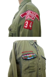 画像3: 1960's "BOY SCOUT" All Cotton L/S Shirts　OLIVE　size S  (表記 不明) (3)