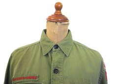 画像2: 1960's "BOY SCOUT" All Cotton L/S Shirts　OLIVE　size S  (表記 不明) (2)