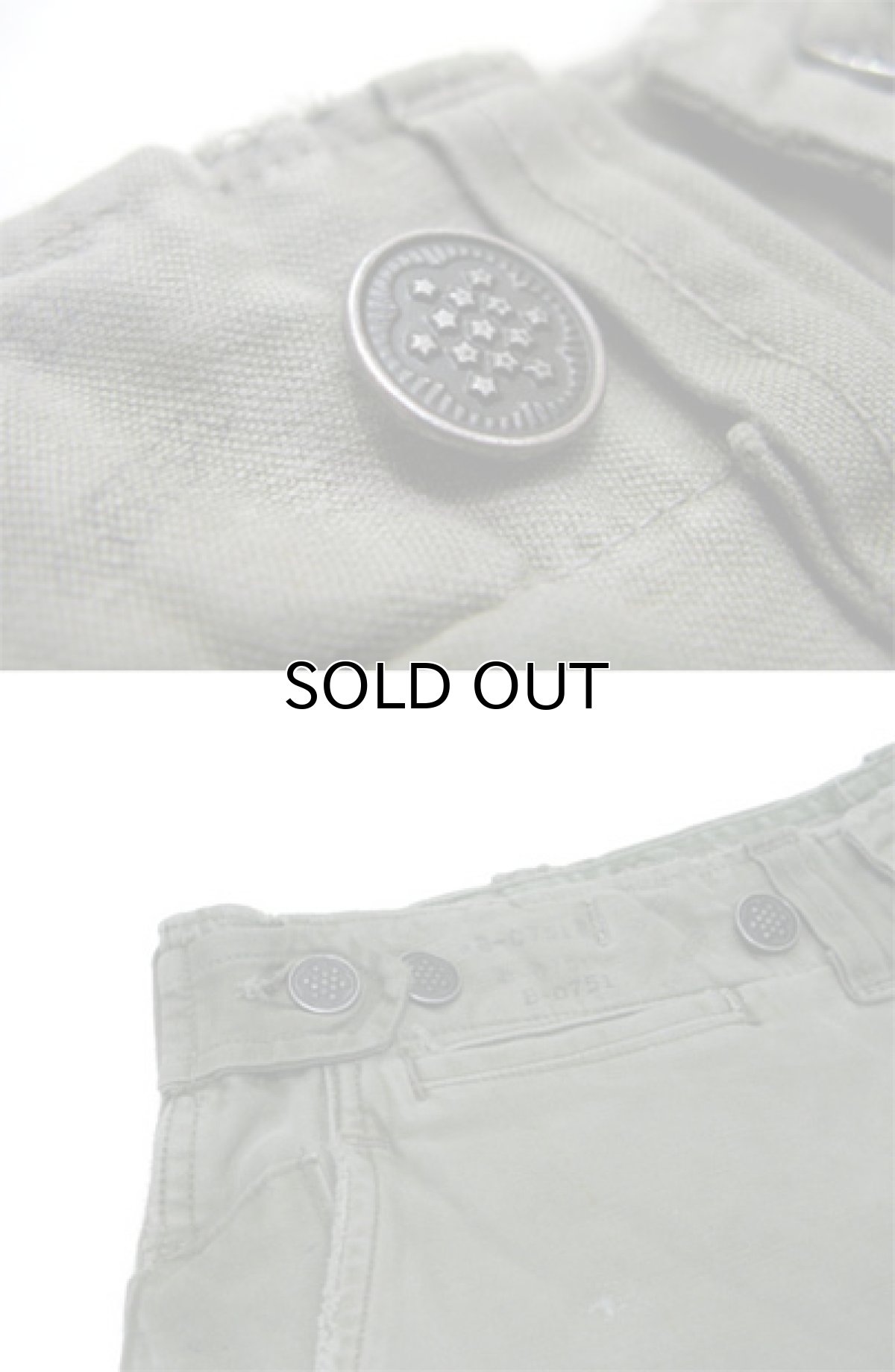 画像3: 1940's U.S. Military M-43 13star Button Shorts　OLIVE　size 30 inch (表記 不明) (3)