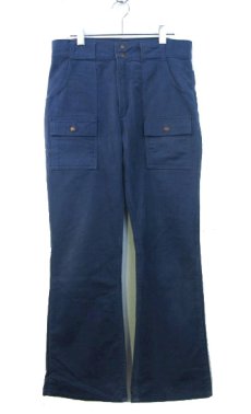 画像1: 1970''s Levi's Cotton Twill Bush Pants　NAVY　size 33 inch (表記 不明) (1)