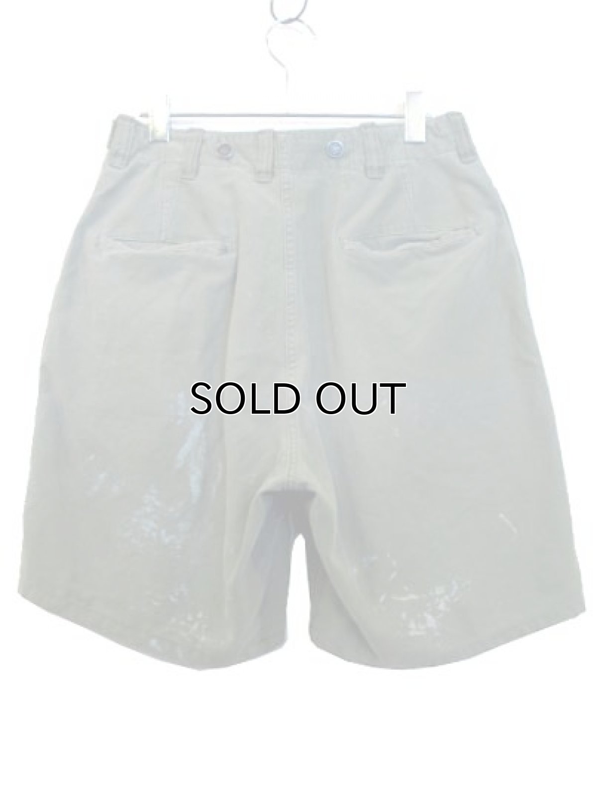 画像2: 1940's U.S. Military M-43 13star Button Shorts　OLIVE　size 30 inch (表記 不明) (2)