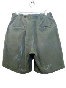 画像2: 1940's U.S. Military M-43 13star Button Shorts　OLIVE　size 30 inch (表記 不明) (2)