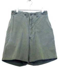 画像1: 1940's U.S. Military M-43 13star Button Shorts　OLIVE　size 30 inch (表記 不明) (1)