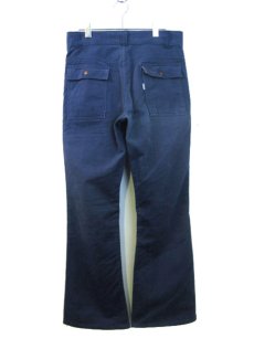 画像2: 1970''s Levi's Cotton Twill Bush Pants　NAVY　size 33 inch (表記 不明) (2)