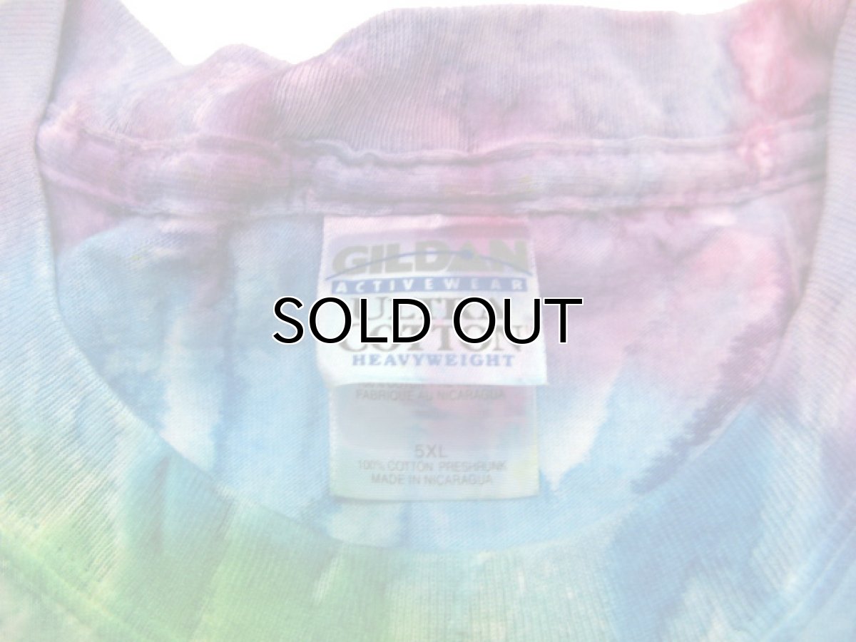 画像4: GILDAN "TIE DYE" Big Tee sizeXXXXXL (表記 5XL) (4)