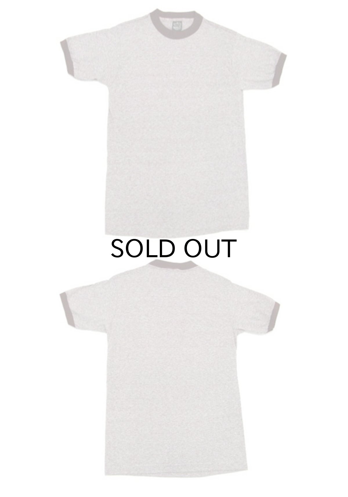 画像4: DEAD STOCK 1980's "Anvil" Crew Neck Trim T-Shirts made in USA BROWN size M (表記 M) (4)