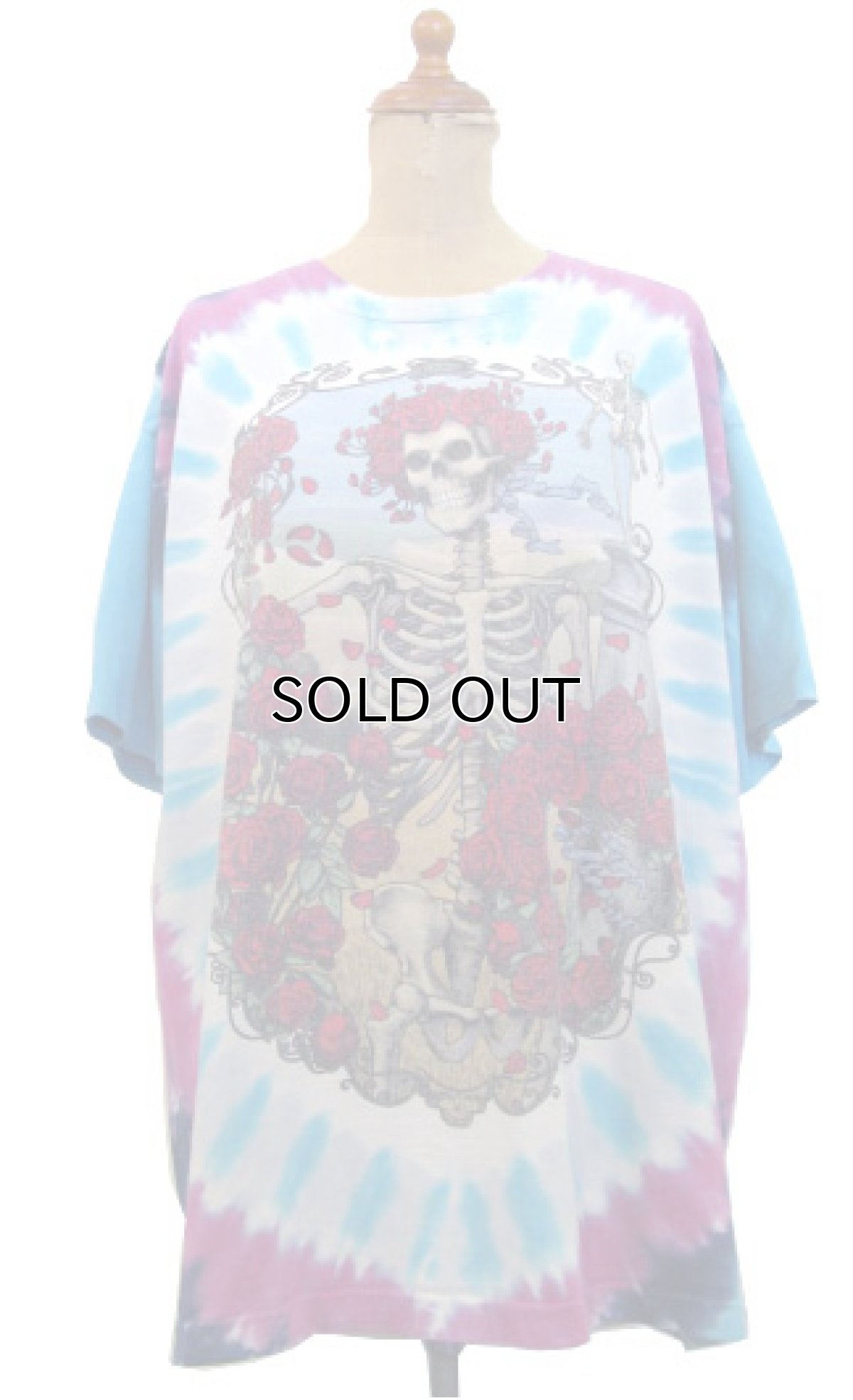 画像1: 1995's"The Grateful Dead" Tie-Dye Print T-Shirts "30 years"　size L (表記 L) (1)