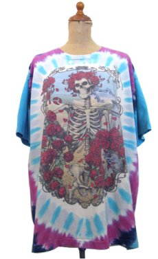 画像1: 1995's"The Grateful Dead" Tie-Dye Print T-Shirts "30 years"　size L (表記 L) (1)