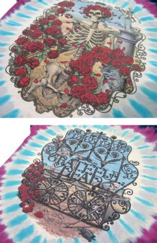 画像4: 1995's"The Grateful Dead" Tie-Dye Print T-Shirts "30 years"　size L (表記 L) (4)