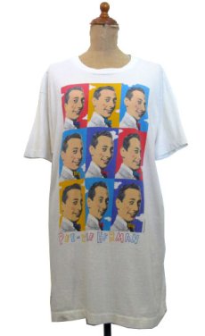 画像1: 1980's Screen Stars "PEE-WEE HERMAN" Print T-Shirts　WHITE　size L (表記 XL) (1)