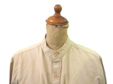 画像2: 1970's "J.C.Penny" Collarless Pullover Shirts　BEIGE　size M (表記 M 15 - 15 1/2) (2)
